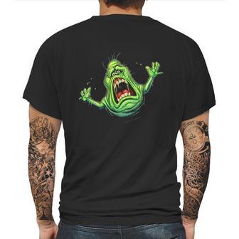 Ghostbusters Slimer Screaming Portrait Mens Back Print T-shirt | Favorety DE