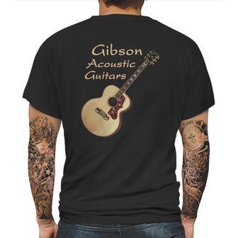 Gibson Acoustic T Shirt Mens Back Print T-shirt | Favorety UK