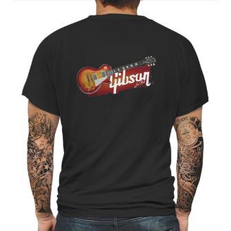 Gibson Guitar Hard Rock Mens Back Print T-shirt | Favorety AU