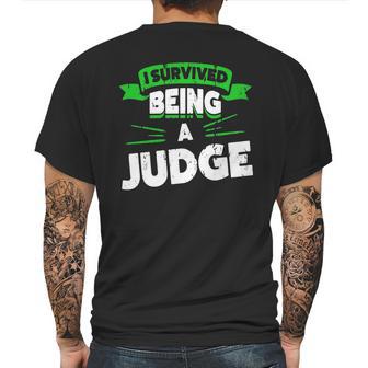 Gift For Retiring Judges Retirement Gift Idea T-Shirt Mens Back Print T-shirt | Favorety