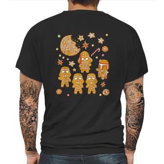 Gingerbread Cookies Galactic Empire Holiday Mens Back Print T-shirt | Favorety DE