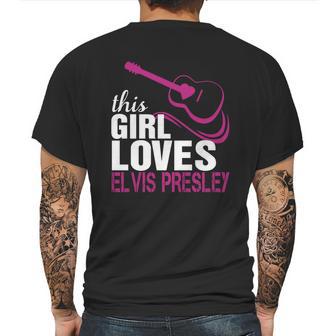 This Girl Loves Her Elvis Presley Mens Back Print T-shirt | Favorety DE