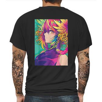 Girl Retro 80S Japanese Aesthetic Mens Back Print T-shirt | Favorety UK