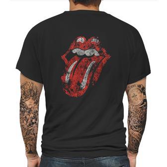 Girls Rolling Stones Distressed Tongue Mens Back Print T-shirt | Favorety AU