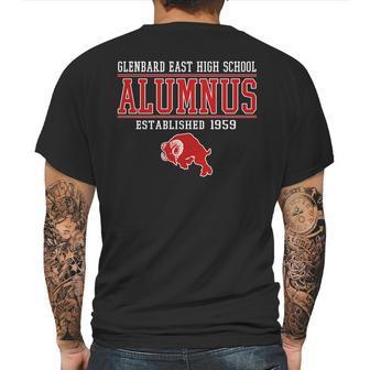 Glenbard East Alumnus Mens Back Print T-shirt | Favorety UK