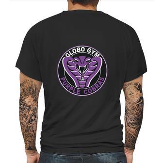 Globo Gym Costume Purple Cobras Mens Back Print T-shirt | Favorety UK