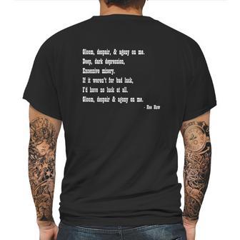 Gloom Despair And Agony On Me Mens Back Print T-shirt | Favorety DE