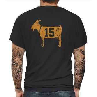 Goat 15 Vintage Mahomes Kansas Mens Back Print T-shirt | Favorety