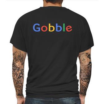 Gobble Classic Colorful Logo Mens Back Print T-shirt | Favorety UK