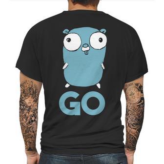 Golang Gopher Go Lang Programming Programmer It Cs Mens Back Print T-shirt | Favorety DE