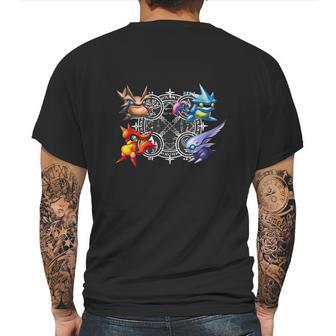 Golden Sun Djinn Shirt Mens Back Print T-shirt | Favorety AU