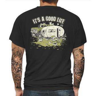 Good Life Jeep Car Camping Mens Back Print T-shirt | Favorety AU