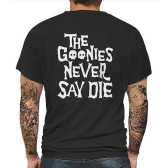 The Goonies Never Say Die Skull Mens Back Print T-shirt | Favorety DE