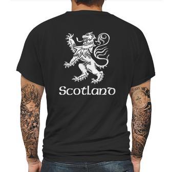 The Goozler Scotland Lion Rampant Mens Back Print T-shirt | Favorety CA