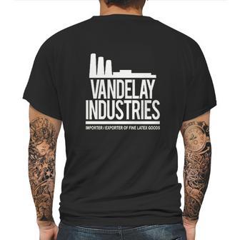 The Goozler Vandelay Industries Mens Back Print T-shirt | Favorety