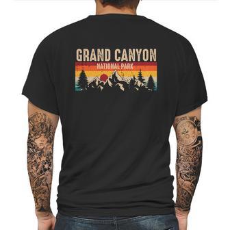 Grand Canyon National Park Arizona Travel Lover Camping Retro Mens Back Print T-shirt | Favorety DE