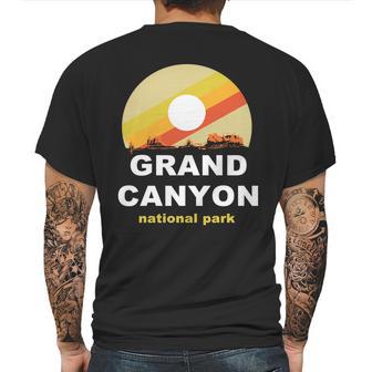 Grand Canyon National Park Retro Logo Mens Back Print T-shirt | Favorety UK