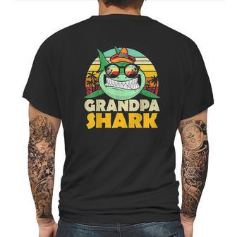 Grandpa Shark Grandpa Gifts From Grandchildren Fathers Day Mens Back Print T-shirt | Favorety UK