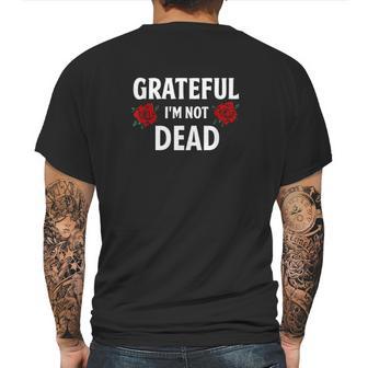 Grateful I Am Not Dead Narcotics Anonymous Mens Back Print T-shirt | Favorety DE