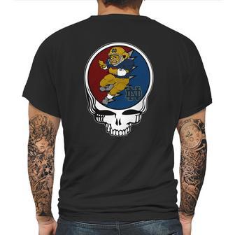 Gratefuldead Tshirt Notre Dame Fighting Irish Mens Back Print T-shirt | Favorety