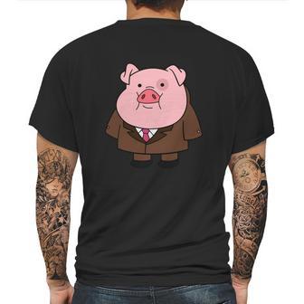 Gravity Falls Pig Boss Mens Back Print T-shirt | Favorety