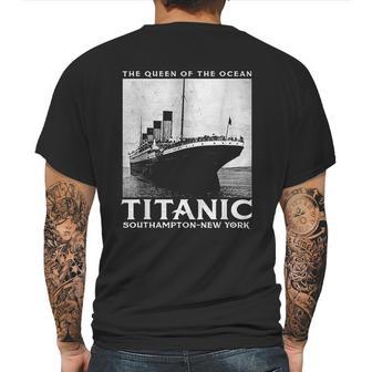 Great Rms Titanic April 1912 Sea Atlantic Ocean Ship Mens Back Print T-shirt | Favorety