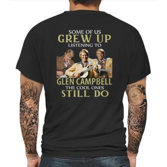 Grew Up Listening To Glen Campbell Mens Back Print T-shirt | Favorety UK