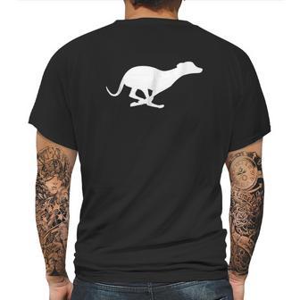 Greyhound Racing Mens Back Print T-shirt | Favorety CA