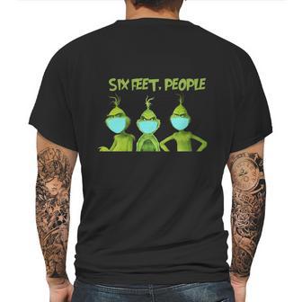 Grinch 6 Feet People Funny Mens Back Print T-shirt | Favorety AU