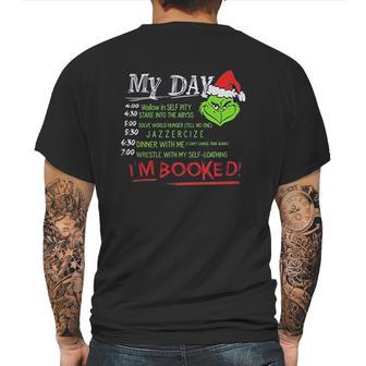 The Grinch My Day List Time Im Booked Mens Back Print T-shirt | Favorety CA