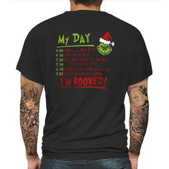Grinch My Day Wallow In Self Pity Stare Into The Abyss Mens Back Print T-shirt | Favorety