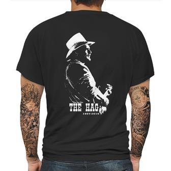 Grozinrel Merle Haggard The Hag 1937 2016 Mens Back Print T-shirt | Favorety