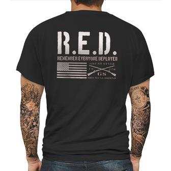 Grunt Style The Red Mens Back Print T-shirt | Favorety