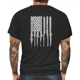 Grunt Style Rifle Flag Mens Mens Back Print T-shirt | Favorety UK