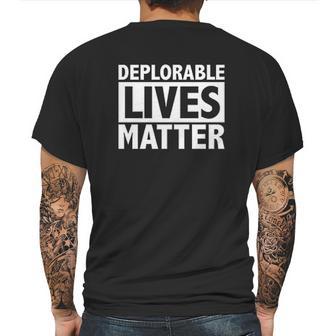 Gs Eagle Deplorable Lives Matter Graphic Mens Back Print T-shirt | Favorety CA