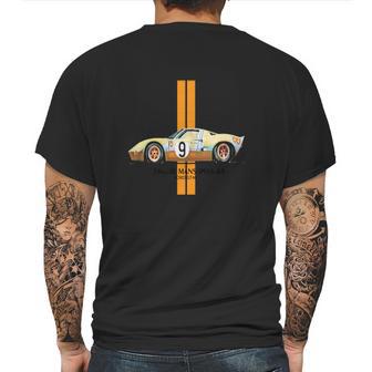 Gt 40 Ford Racing Mens Back Print T-shirt | Favorety AU