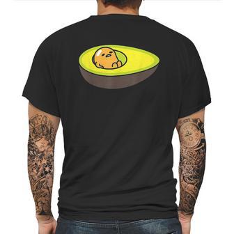 Gudetama Guacameh Avocado Guacamole Mens Back Print T-shirt | Favorety UK