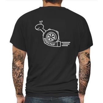 Guerrilla Boosted Snail Jdm Boost Mens Back Print T-shirt | Favorety CA