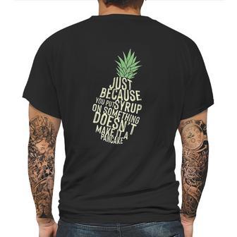 Gus And Spencer Funny Pineapple Psych Mens Back Print T-shirt | Favorety UK