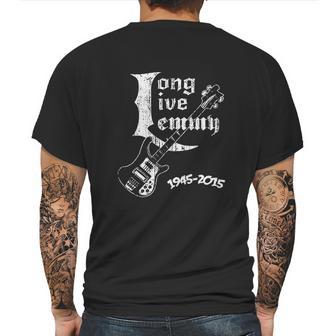 Guttershock Long Live Lemmy Mens Back Print T-shirt | Favorety UK