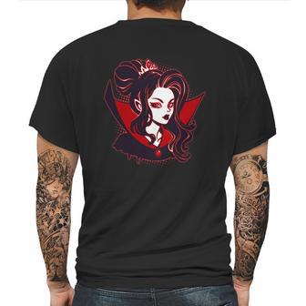 Halloween Dracula Vampire Princess Mens Back Print T-shirt | Favorety UK