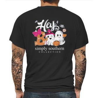 Halloween Hey Boo Simply Southern Collection Mens Back Print T-shirt | Favorety