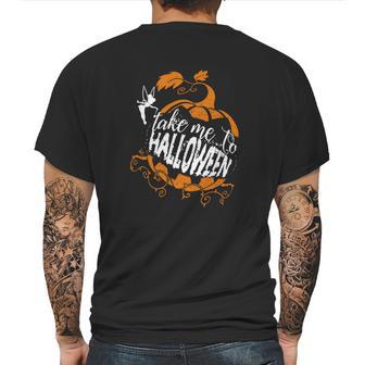 Halloween Tinker Bell Mens Back Print T-shirt | Favorety AU