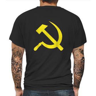 Hammer And Sickle Mens Back Print T-shirt | Favorety CA