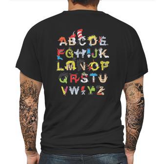 Happy Read Across America Day Abc Dr Seuss Mens Back Print T-shirt | Favorety CA