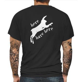 Here Hare Here Monty Python Mens Back Print T-shirt | Favorety CA