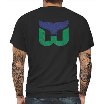 Hartford Whalers Design Mens Back Print T-shirt | Favorety AU