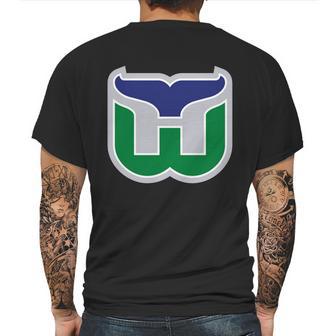 Hartford Whalers Hockey Retro 2 Mens Back Print T-shirt | Favorety CA