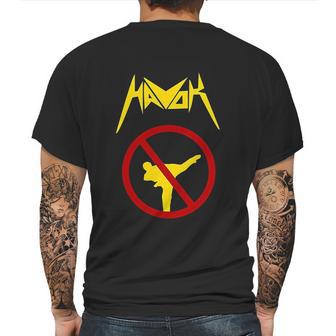 Havok No Karate In Da Pit Mens Back Print T-shirt | Favorety DE