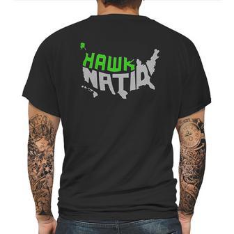 Hawk Nation Mens Back Print T-shirt | Favorety CA